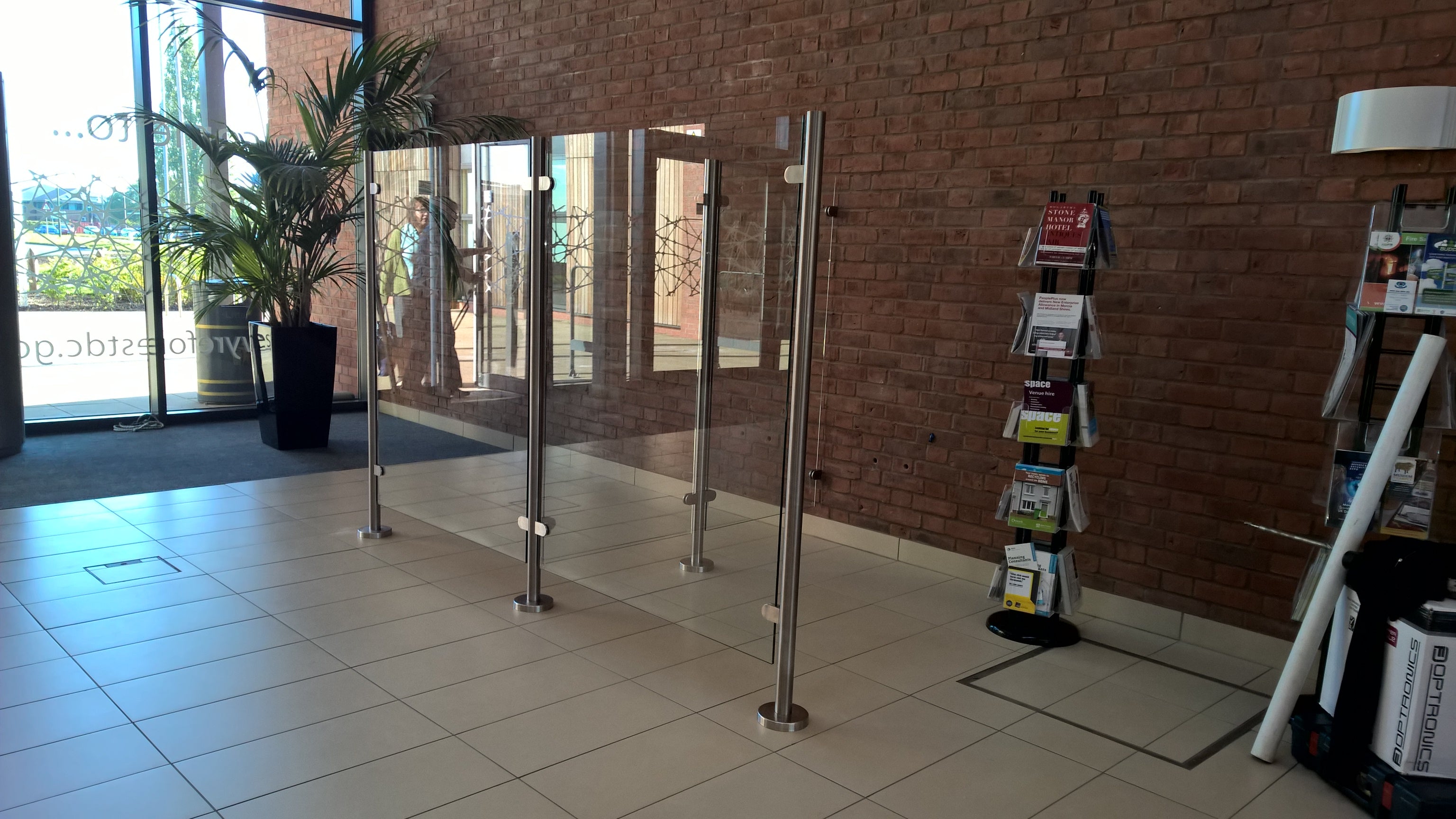 Freestanding Glass Screens - Functional and Protective – Screen Plus
