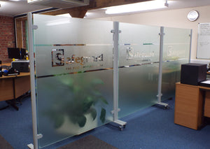 Freestanding Glass Screens