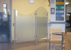 Freestanding Glass Screens