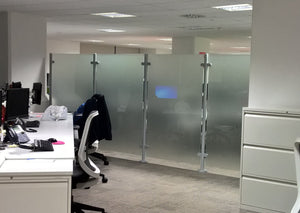 Freestanding Glass Screens